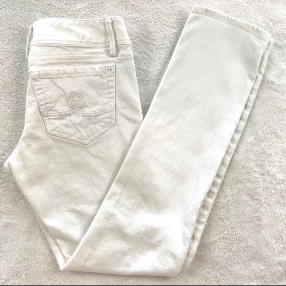 Lilly Pulitzer Worth Straight Jeans Resort White